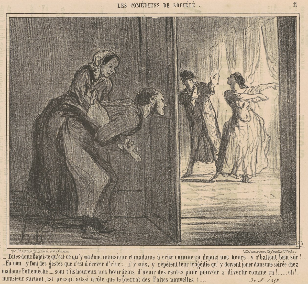Mondjuk Baptiste... alkotó: Honoré Daumier