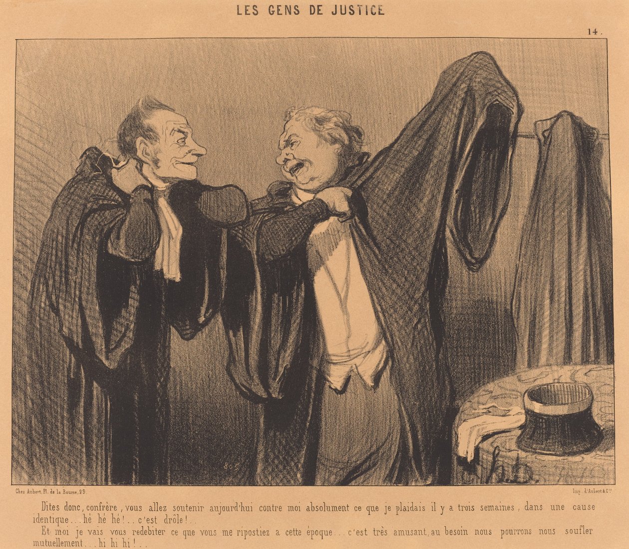Mondd, testvér, támogatni fogod... alkotó: Honoré Daumier