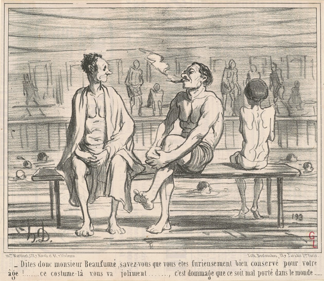 Mondja, Monsieur Beaufumé... alkotó: Honoré Daumier
