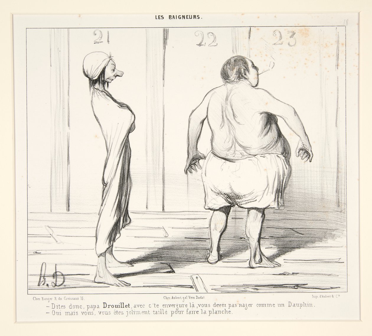 Mondd, Drouillet papa, c alkotó: Honoré Daumier