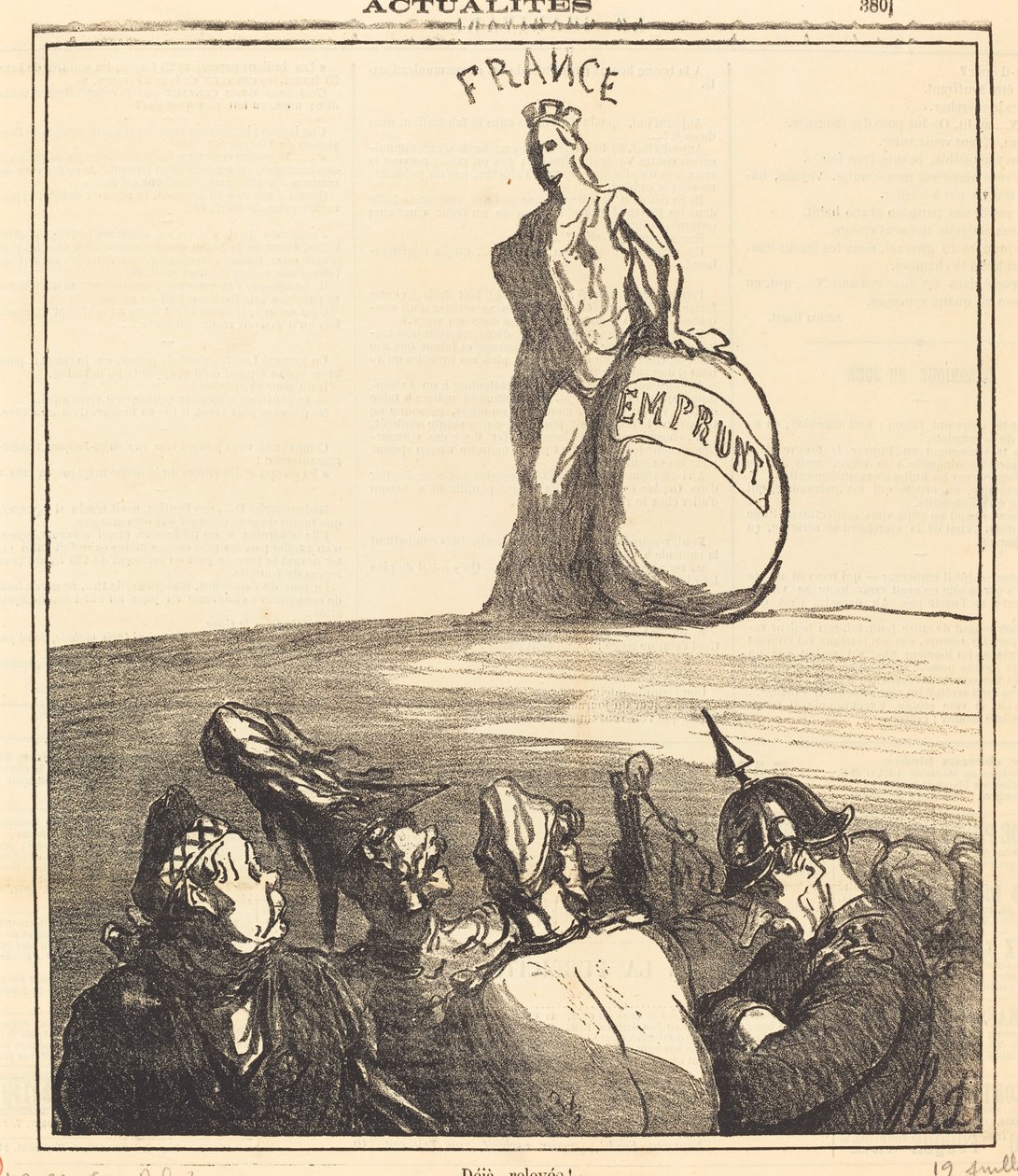 Már felvették! alkotó: Honoré Daumier