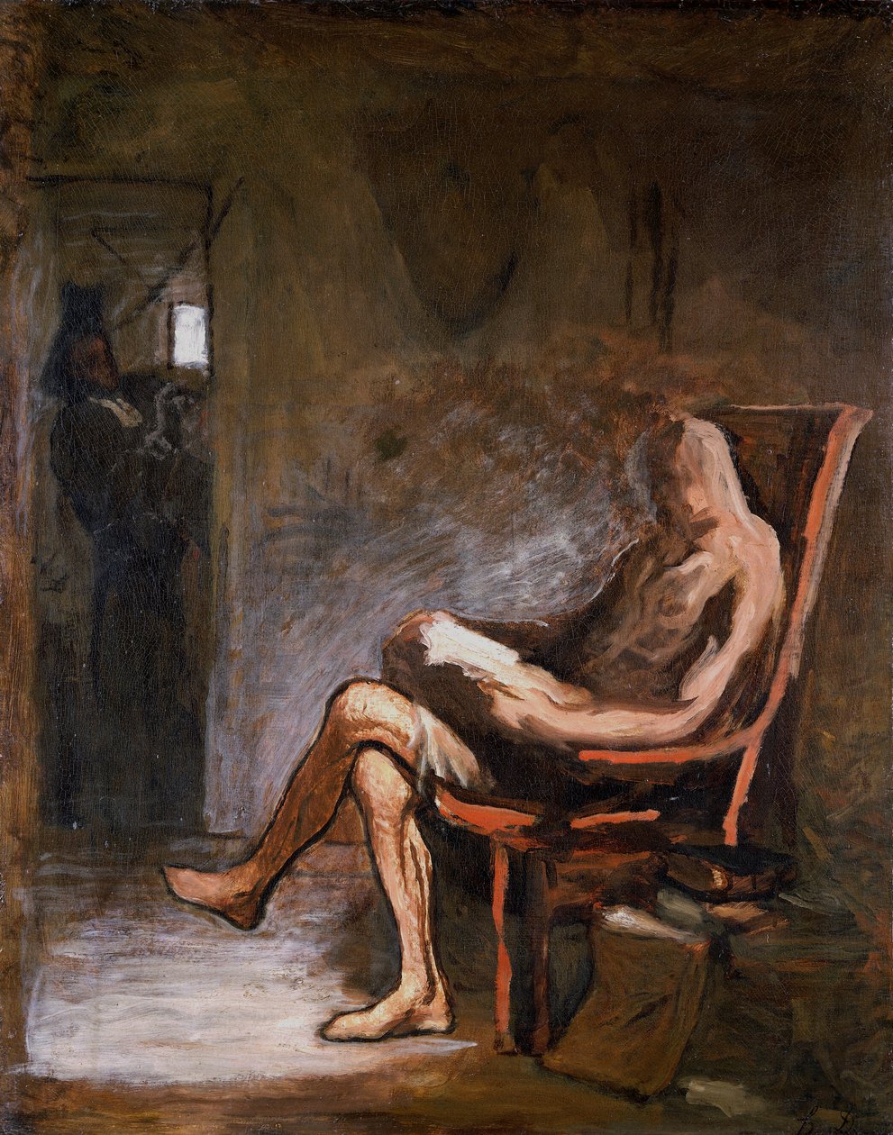 „Don Quijote-olvasás”, 1865-67 alkotó: Honoré Daumier