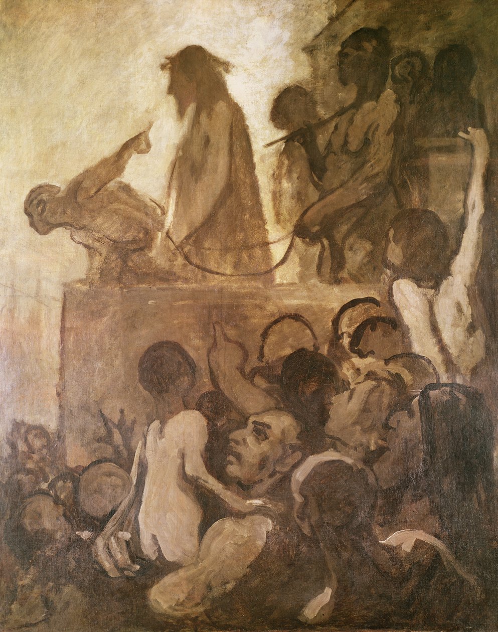 Íme Ember, 1848-52 körül alkotó: Honoré Daumier