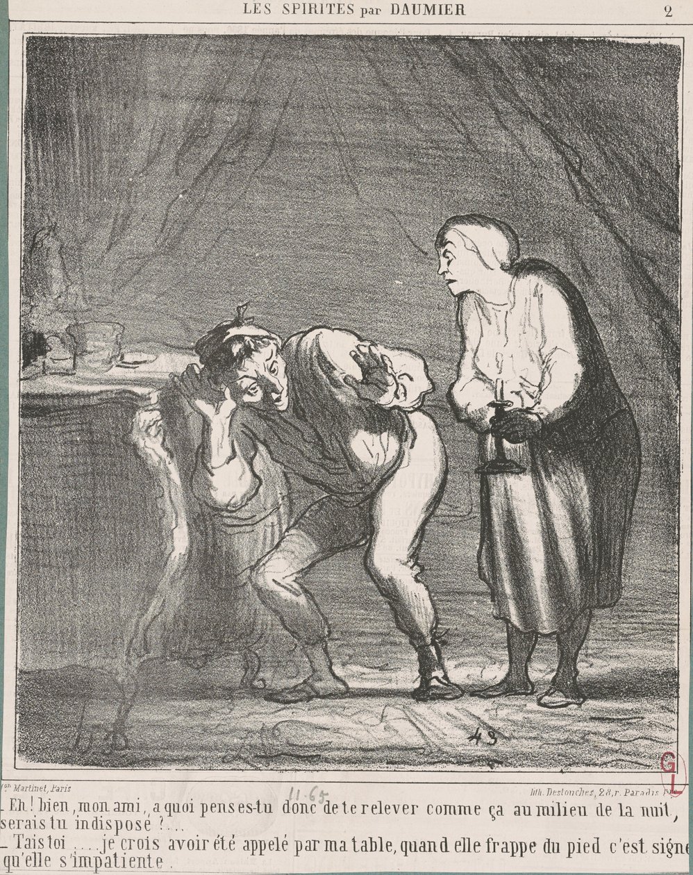 Hé! Nos... barátom, mire gondolsz? ... alkotó: Honoré Daumier