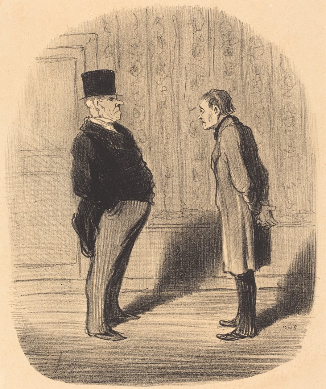 Hé! hát uram és a három ciklusom... alkotó: Honoré Daumier