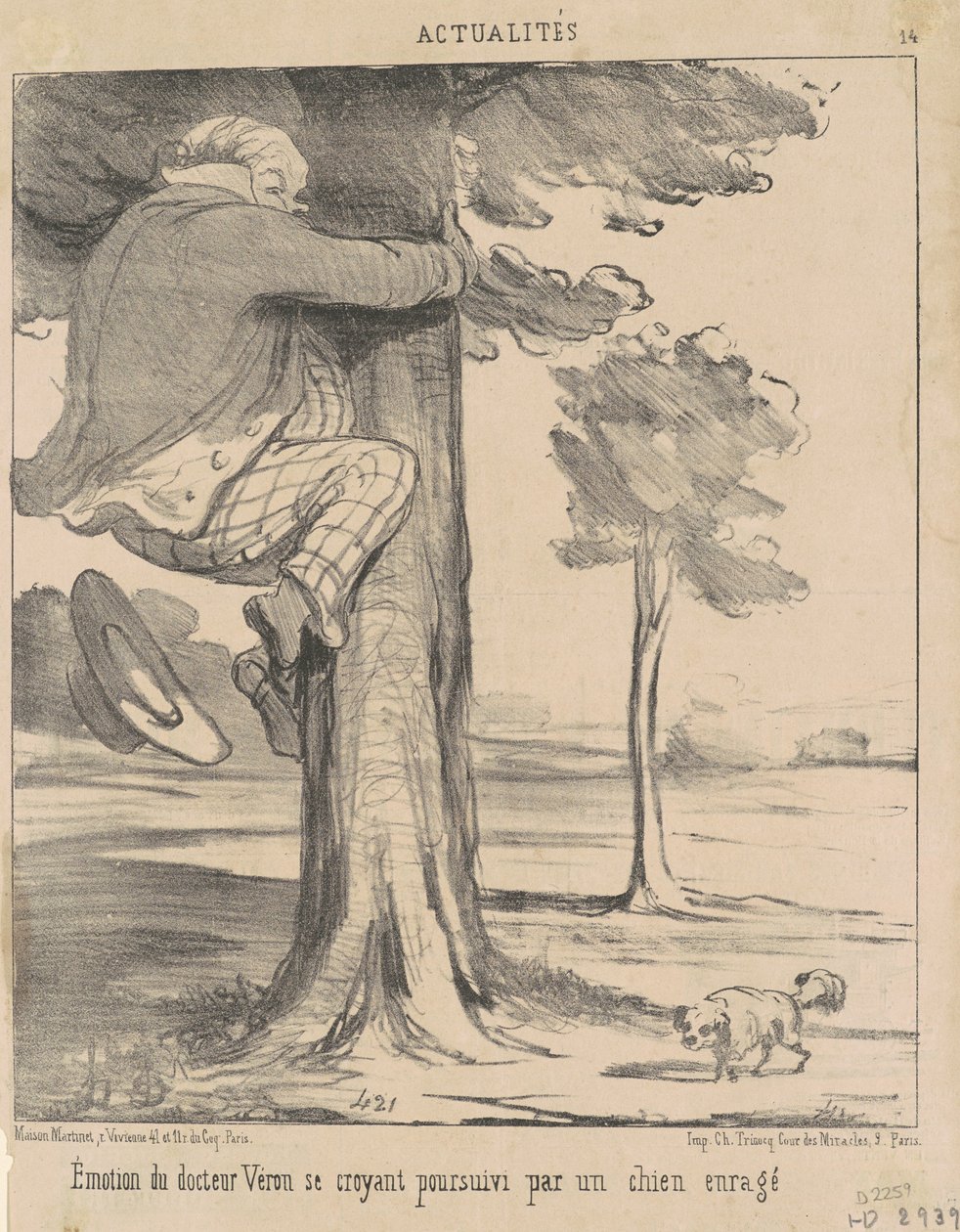 Doktor Veron érzelmei... alkotó: Honoré Daumier