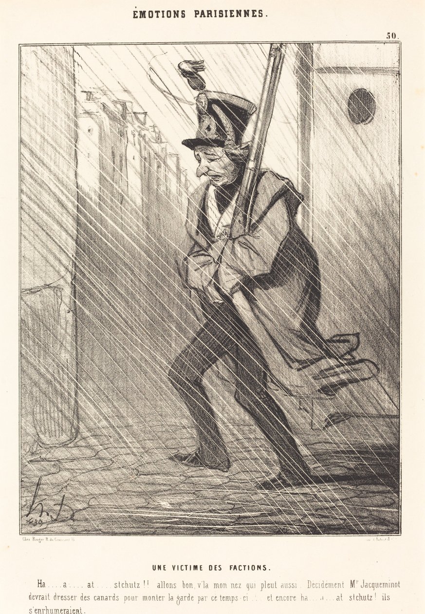 Párizsi érzelmek: A frakciók áldozata alkotó: Honoré Daumier