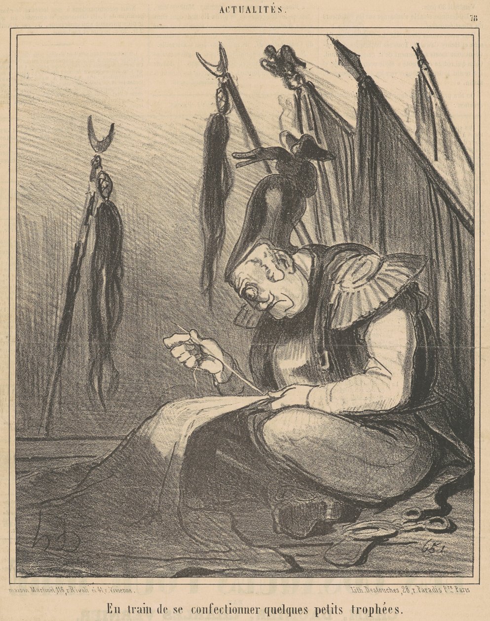A folyamatban ... néhány alkotó: Honoré Daumier