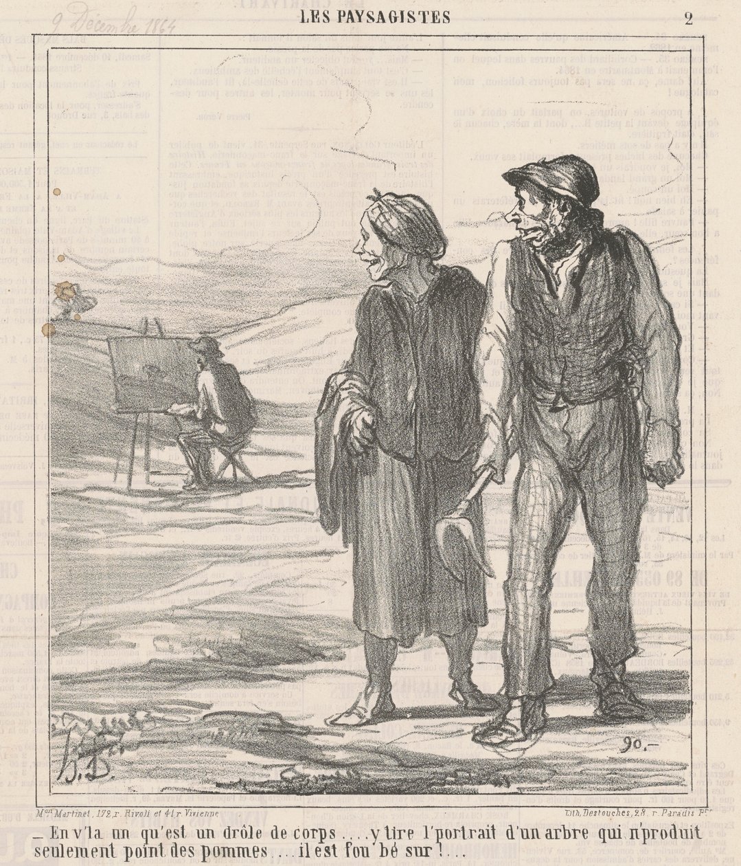 Íme egy, milyen vicces test... alkotó: Honoré Daumier