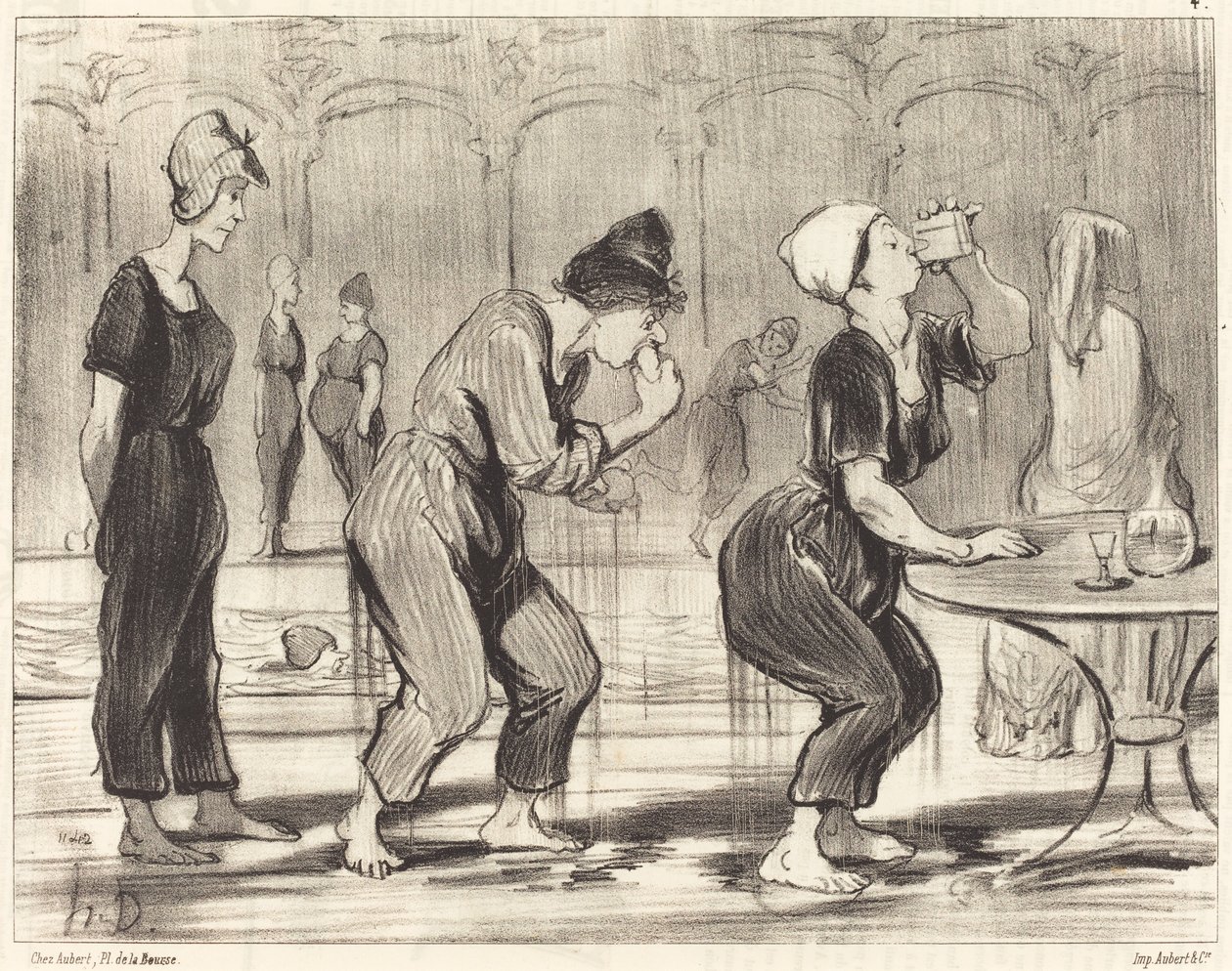 Két merülés között alkotó: Honoré Daumier