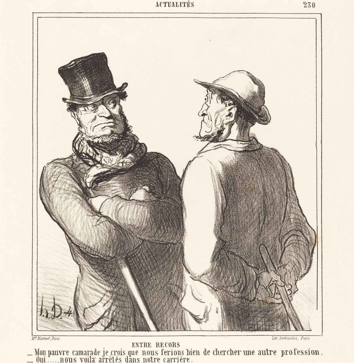 Az emlékek között alkotó: Honoré Daumier