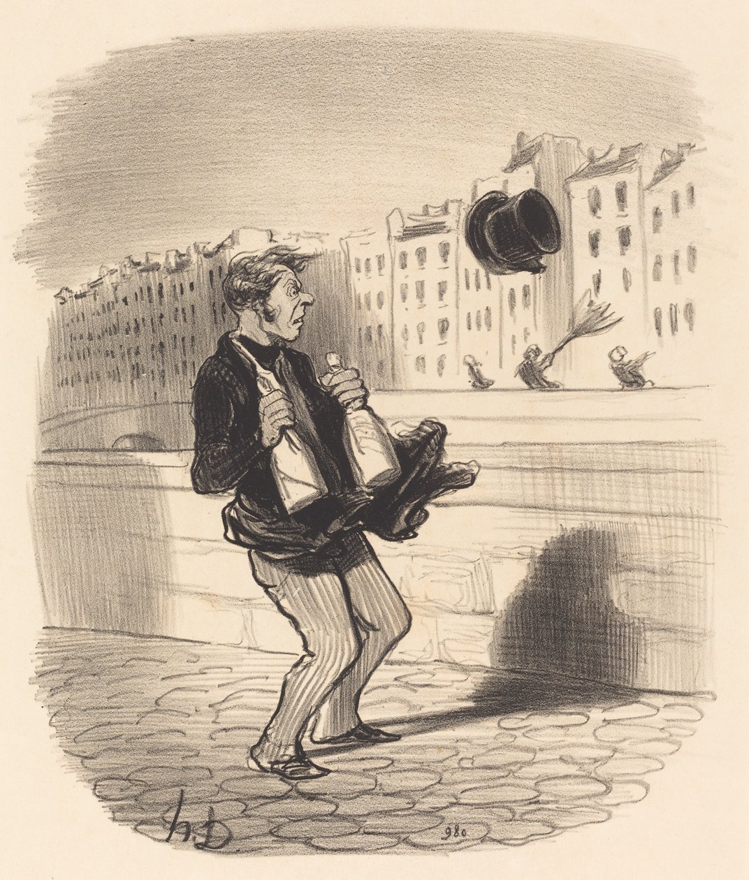 Jöjjön be, uram... ne szégyellje magát... alkotó: Honoré Daumier