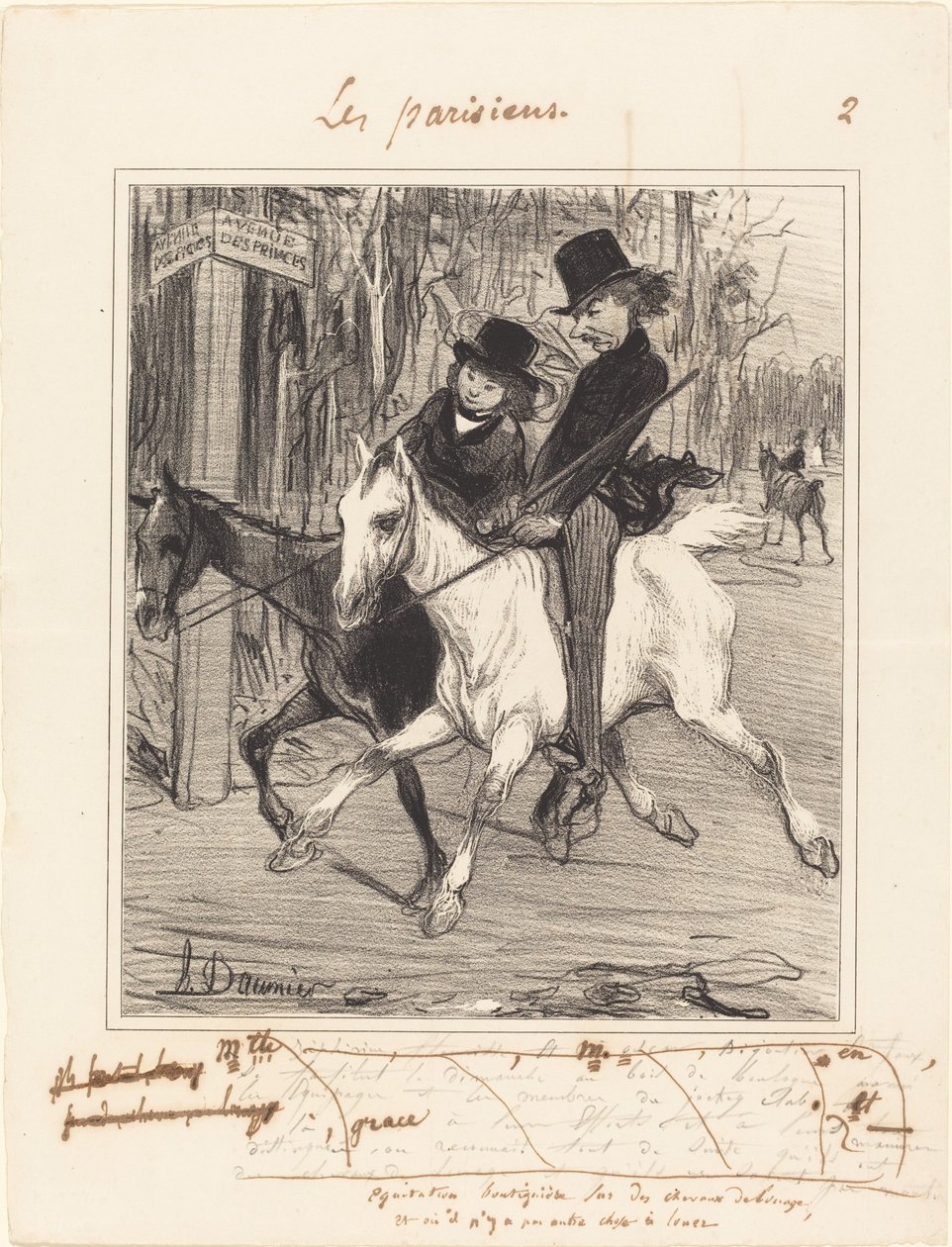 Boltos lovaglás alkotó: Honoré Daumier