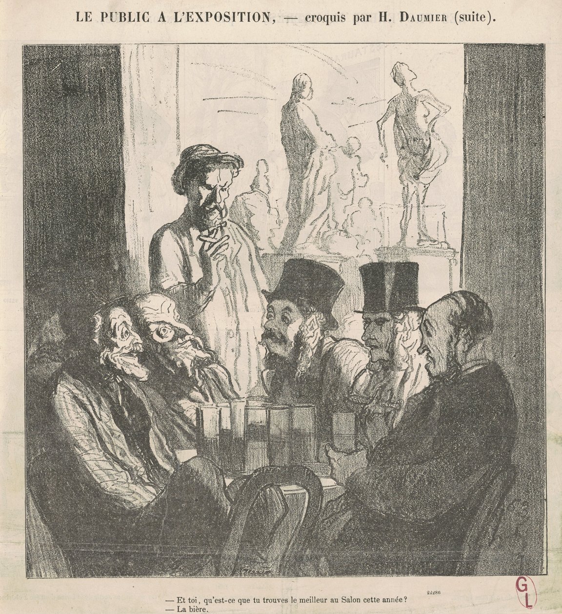 És te mit találsz jobbnak... alkotó: Honoré Daumier