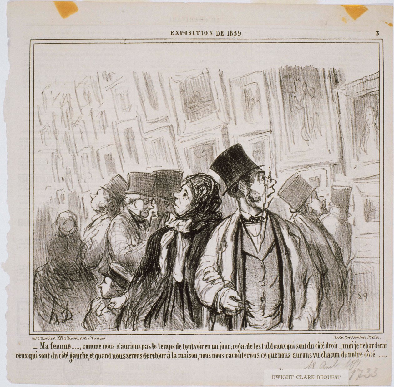 1859-es kiállítás – A feleségem… Ahogy nem tettük volna alkotó: Honoré Daumier