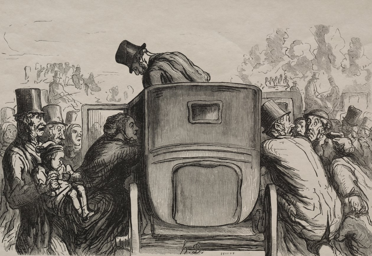 Univerzális kiállítás: A külföldi minden lehetőséget megtalál, hogy visszatérjen szállodájába alkotó: Honoré Daumier