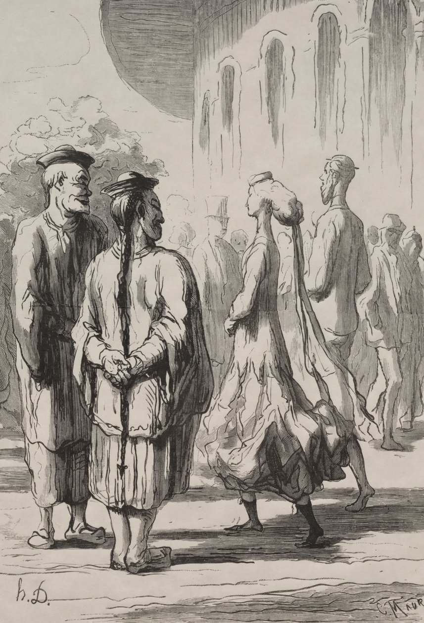 Világkiállítás: melyek a leginkább kínaiak. alkotó: Honoré Daumier