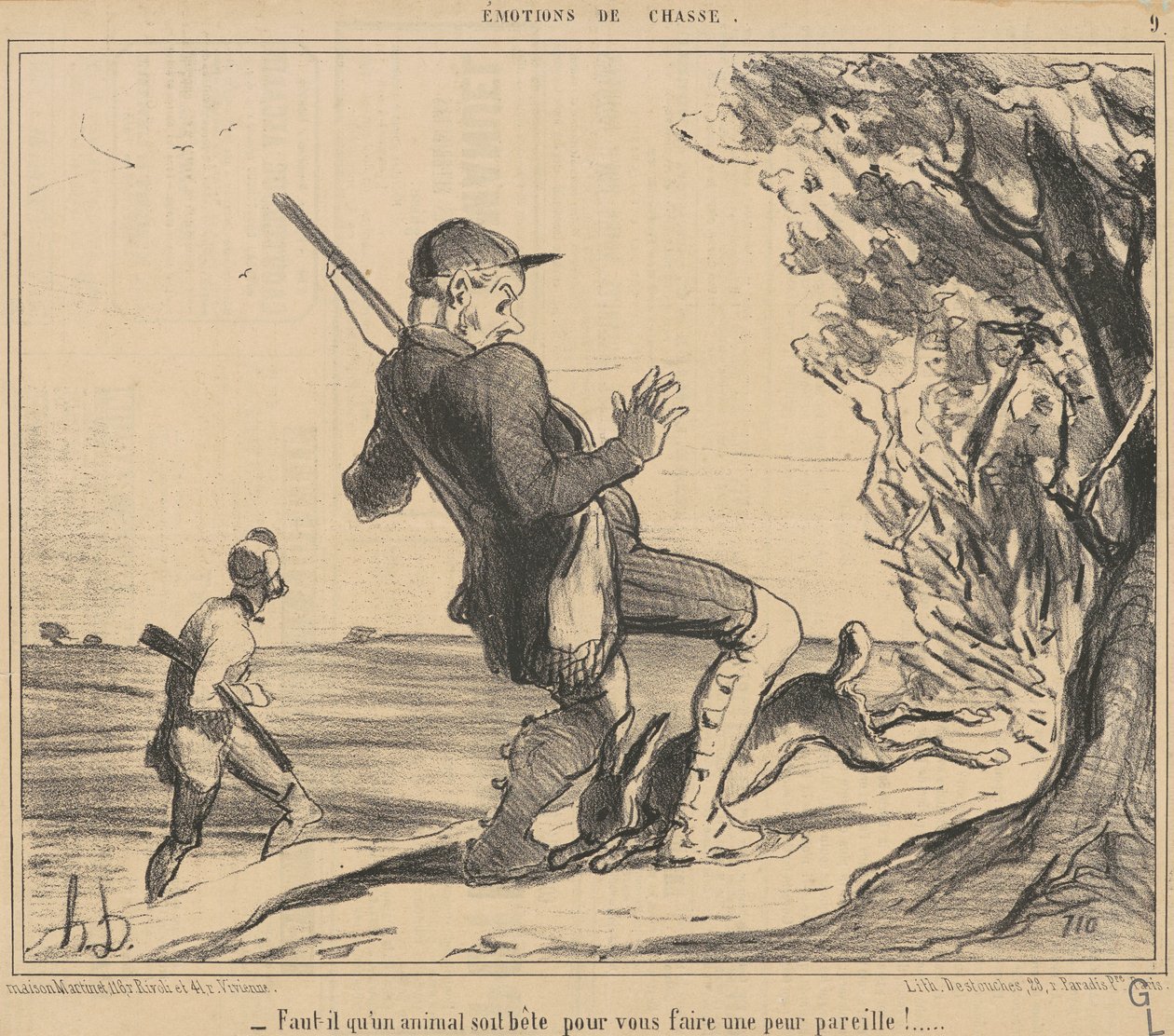 Egy állatnak hülyének kell lennie? alkotó: Honoré Daumier