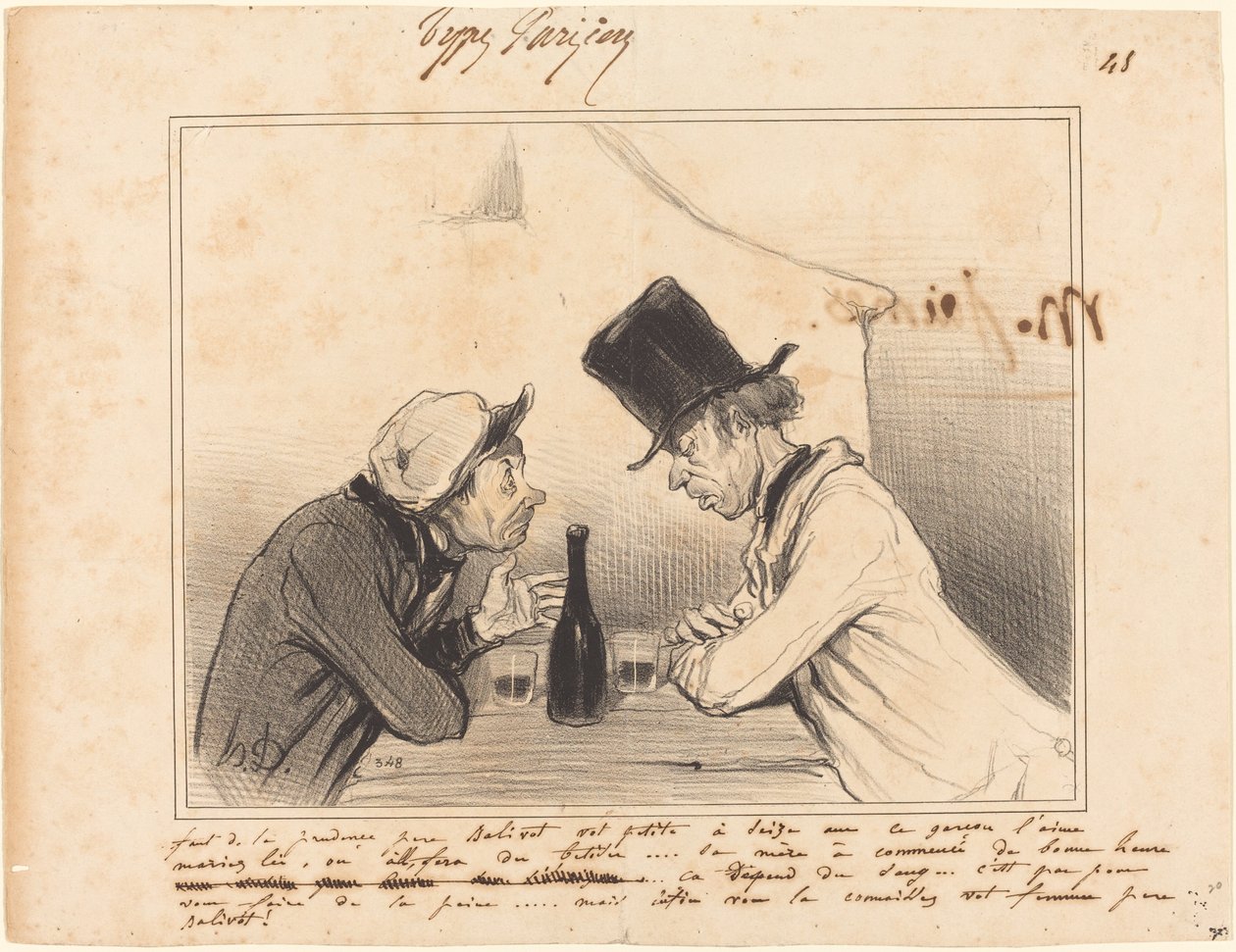 Vigyáznod kell Balivot atya, a kicsid tizenhat éves... alkotó: Honoré Daumier
