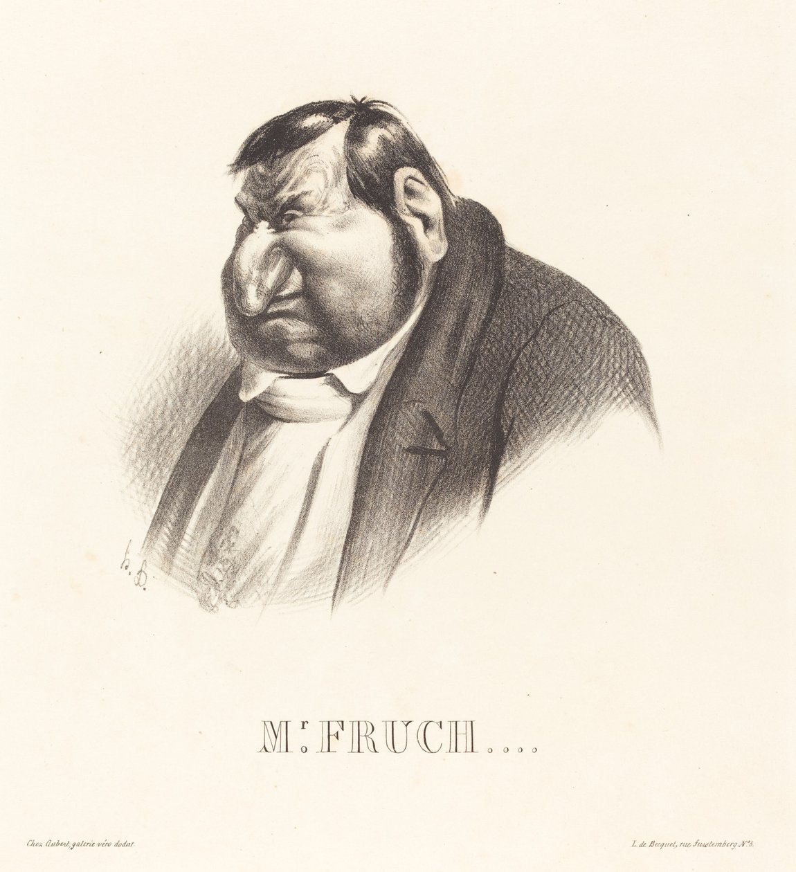 Fruchard és mellszobor alkotó: Honoré Daumier