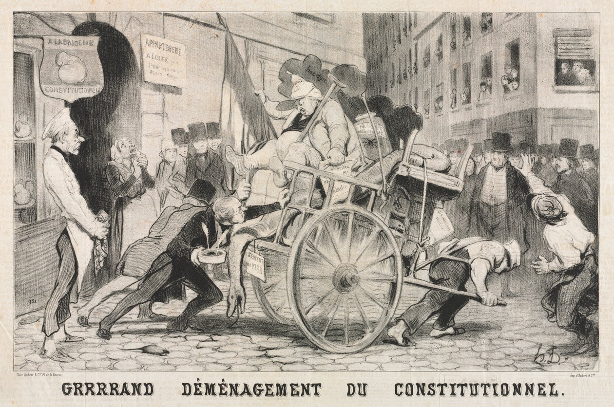 Az alkotmányos rendszer nagy felszámolása alkotó: Honoré Daumier
