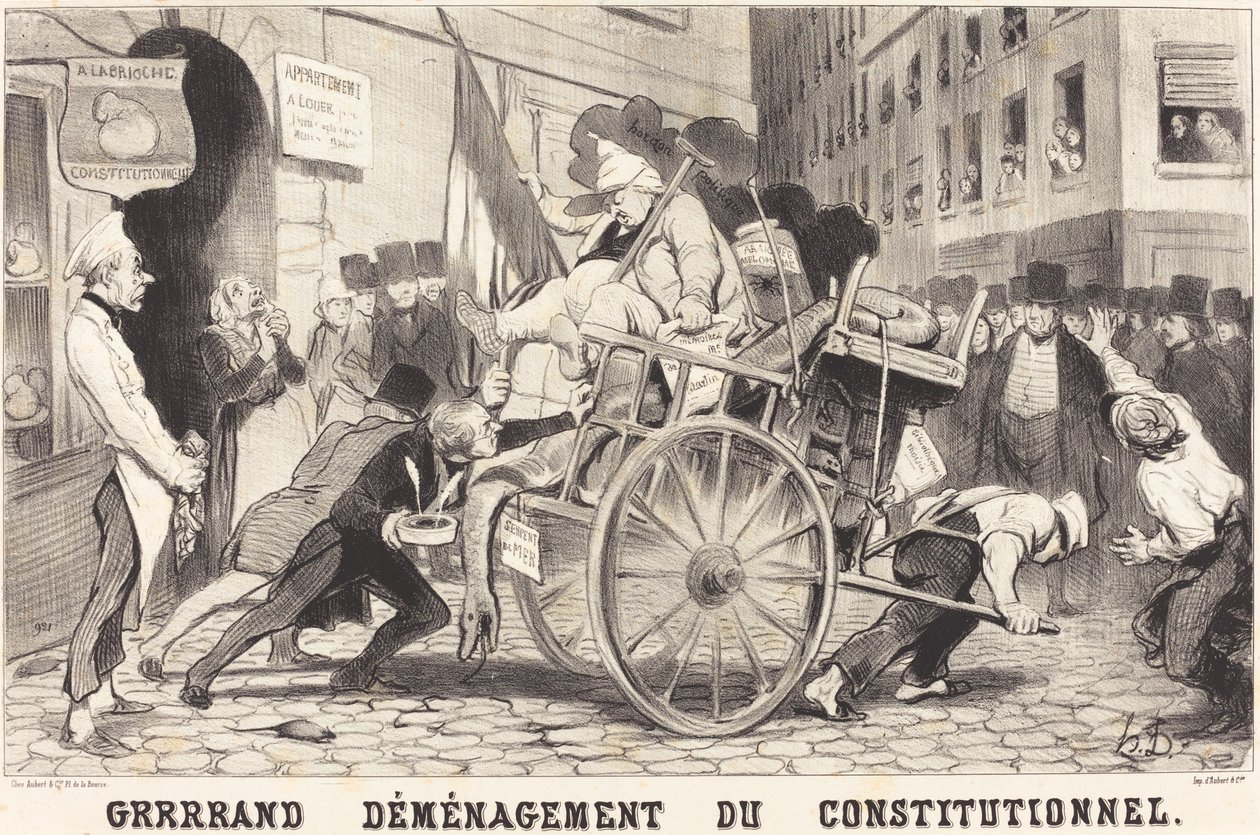 Grrrrand Az alkotmányos áthelyezése alkotó: Honoré Daumier
