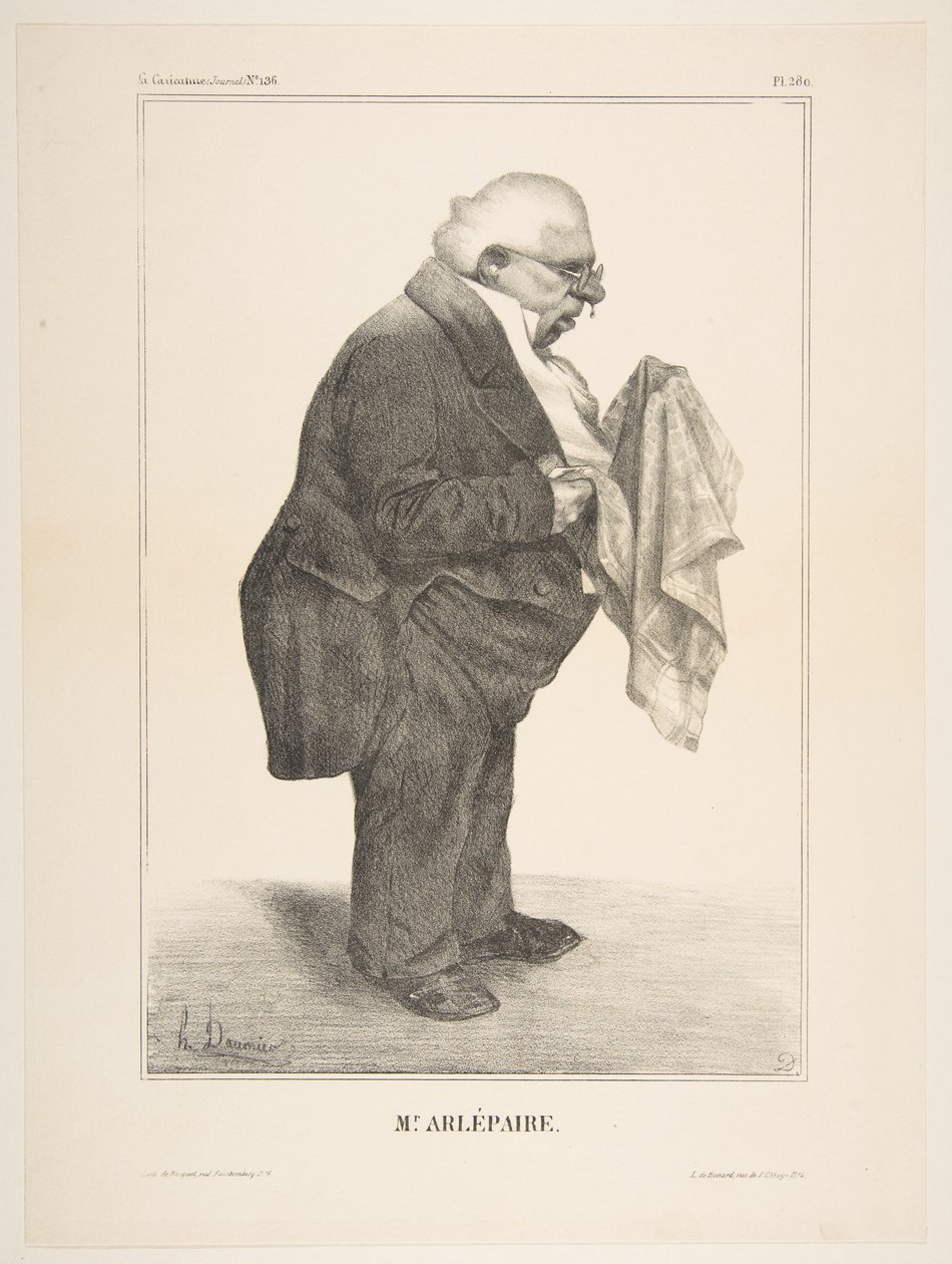 Harlé Père, megjelent a La Caricature sz. 136., 1833. június 5., 1833. június 5. alkotó: Honoré Daumier