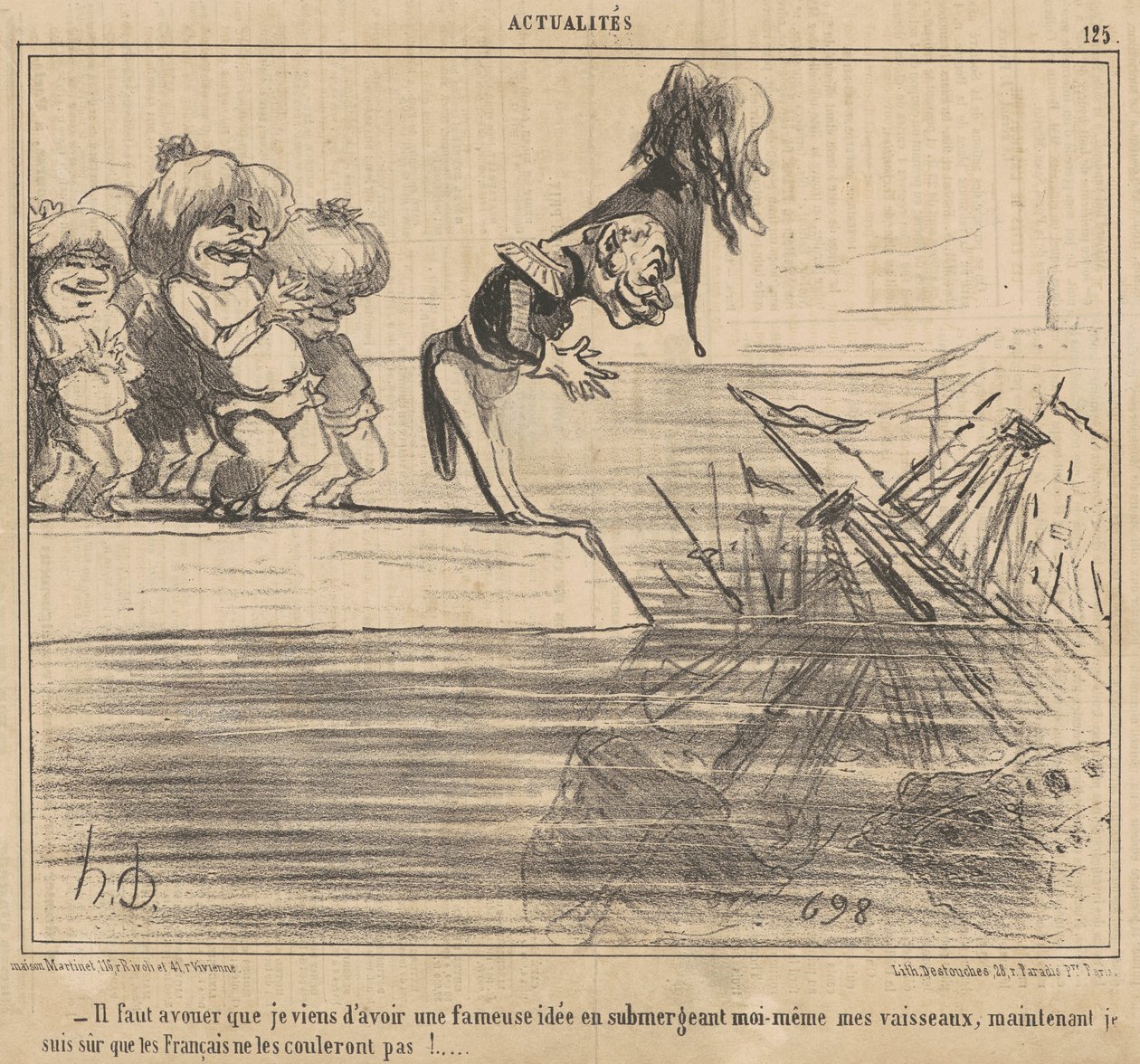 Be kell vallanom, hogy most volt egy... alkotó: Honoré Daumier