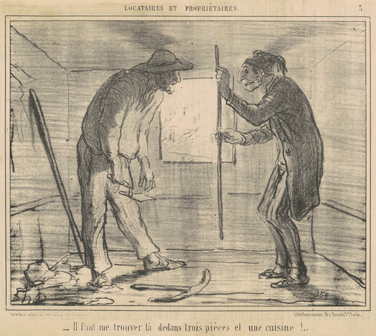 Meg kell találnod... három darabot... alkotó: Honoré Daumier