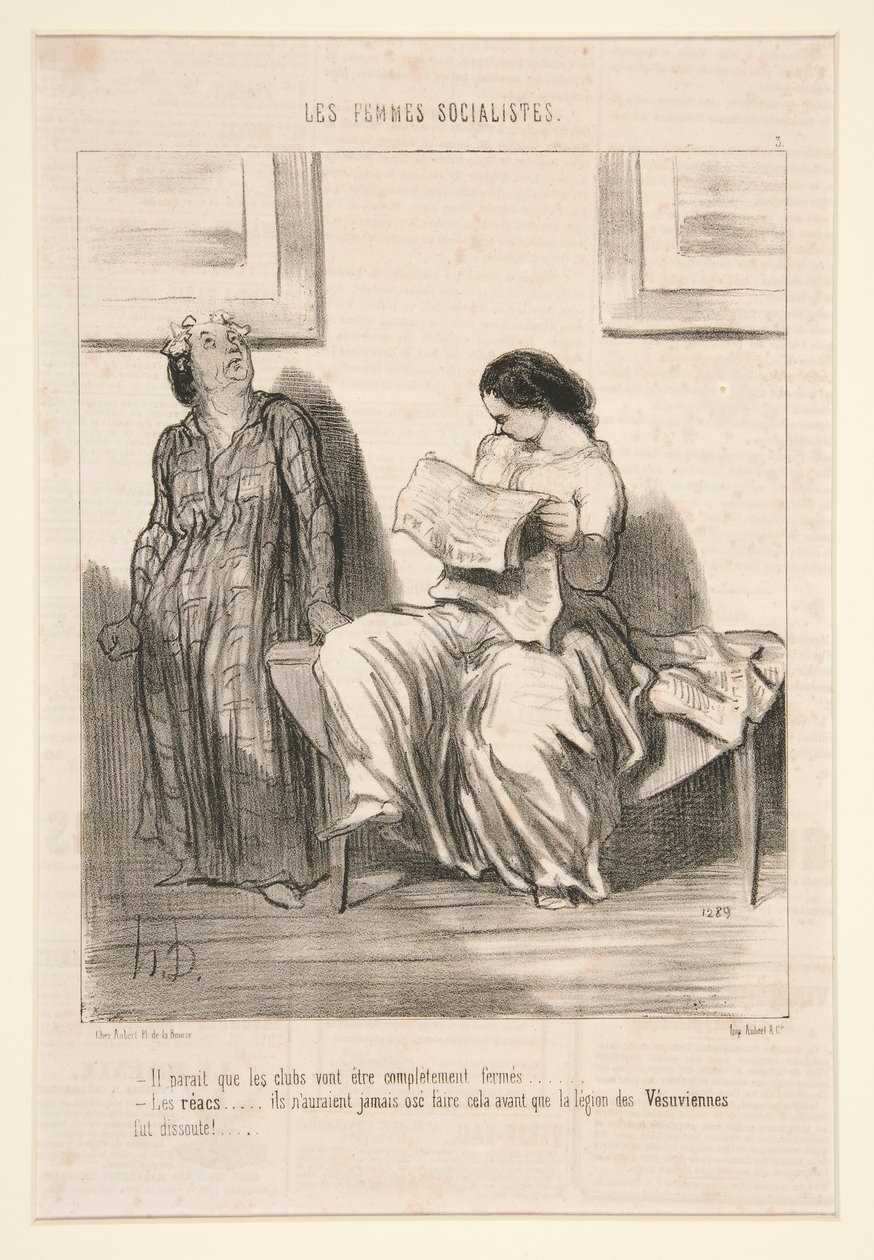 Úgy tűnik, hogy a klubok teljesen bezárnak alkotó: Honoré Daumier