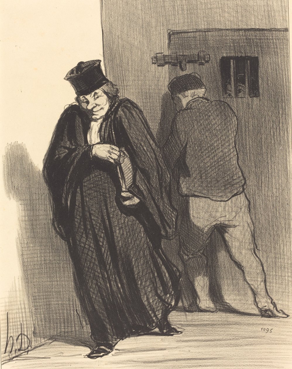 Úgy tűnik... hogy a pasim egy nagy gazember... alkotó: Honoré Daumier