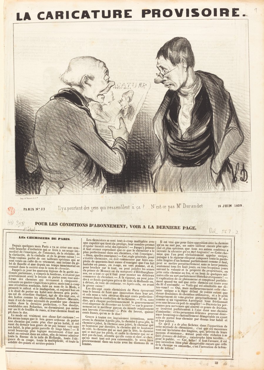 De vannak, akik így néznek ki! alkotó: Honoré Daumier