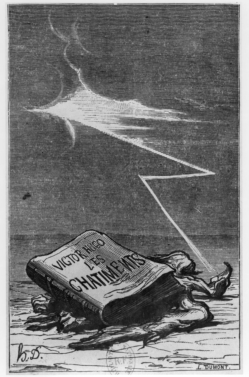 Illusztráció a „Les Chatiments” (1853) című művéhez, Victor Hugo (1802-85), 40. kiadás, J. Hetzel, 1872 alkotó: Honoré Daumier