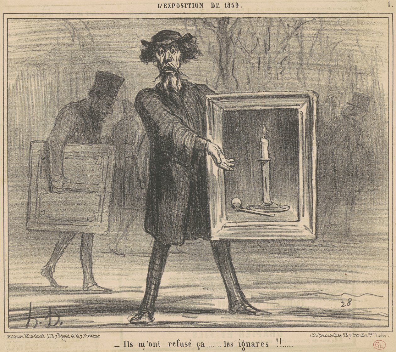 Megtagadták tőlem, hogy... alkotó: Honoré Daumier