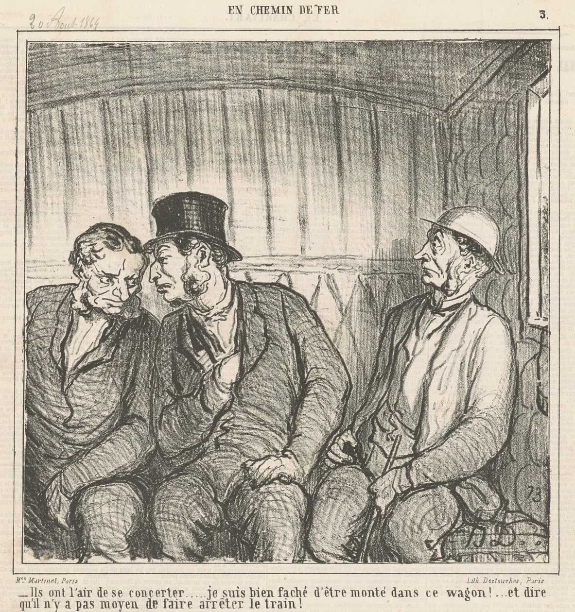 Úgy tűnik, hogy együtt dolgoznak... alkotó: Honoré Daumier