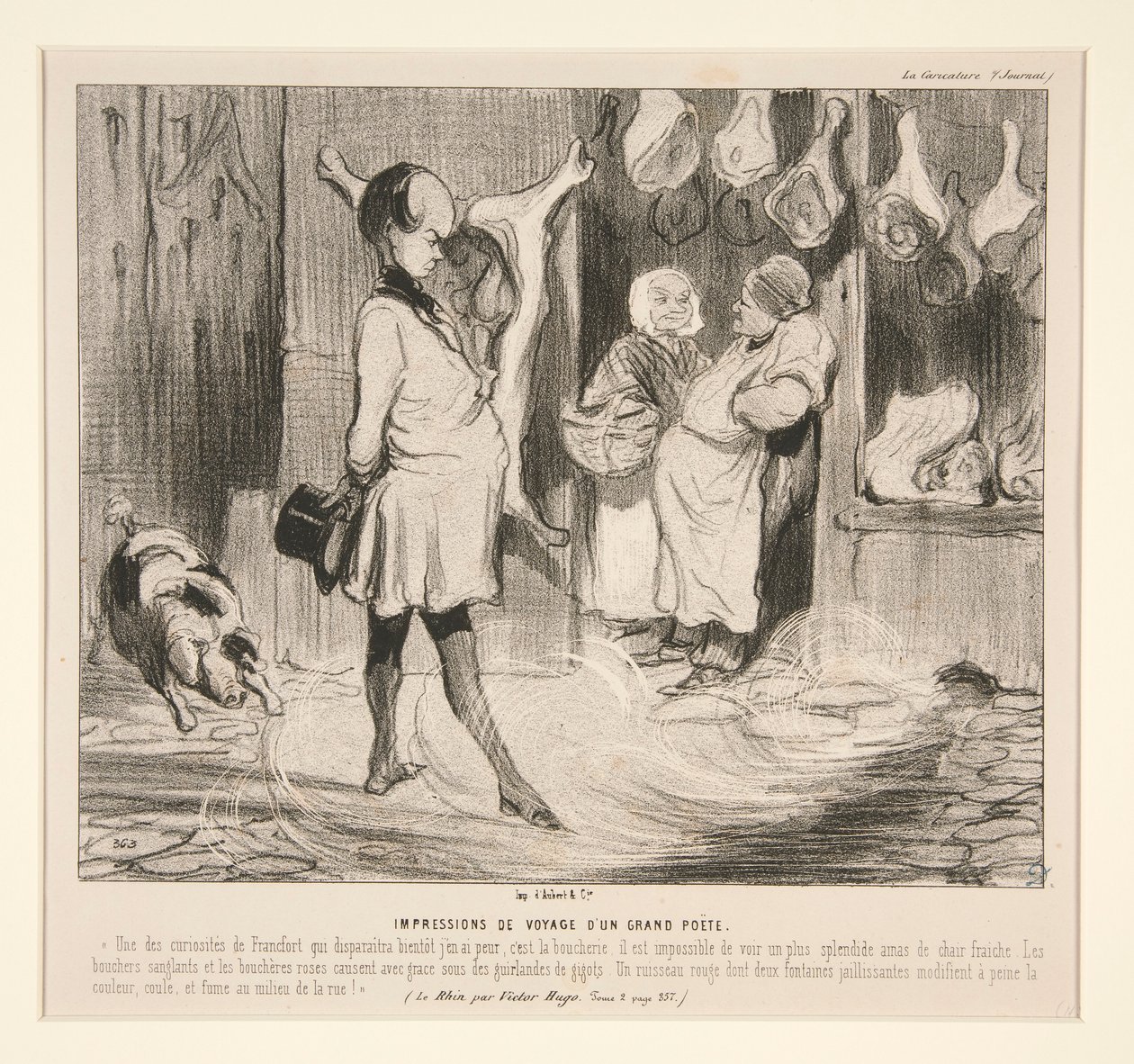 Utazási benyomások alkotó: Honoré Daumier