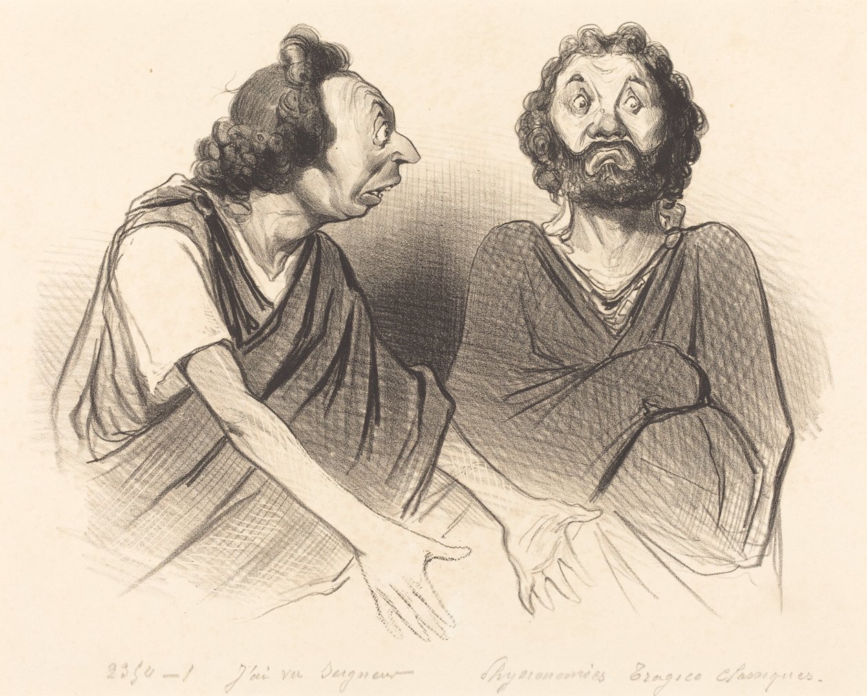 Láttam az Urat... a te szerencsétlen fiadat... alkotó: Honoré Daumier