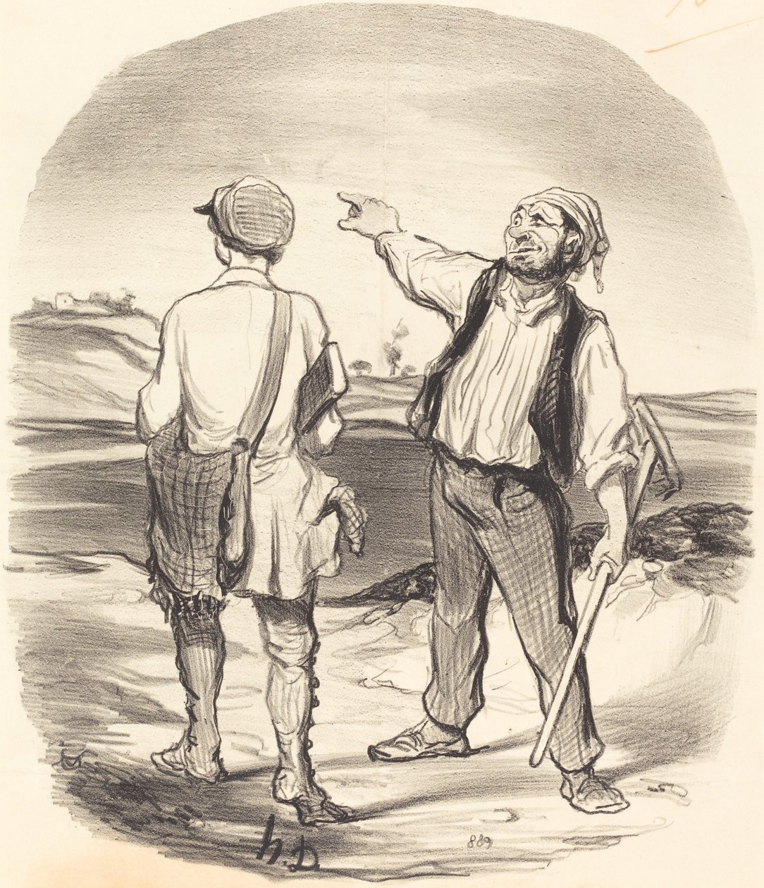 Láttam egy nyulat... nyolc napja! alkotó: Honoré Daumier