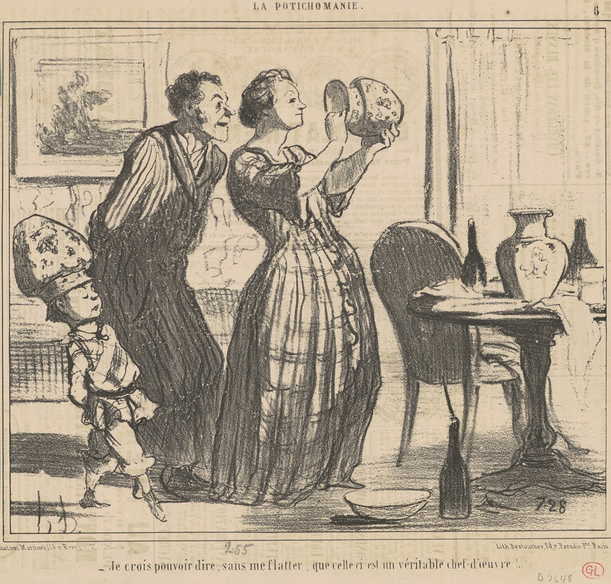 Azt hiszem, kimondhatom anélkül, hogy hízelegnék magamnak... alkotó: Honoré Daumier