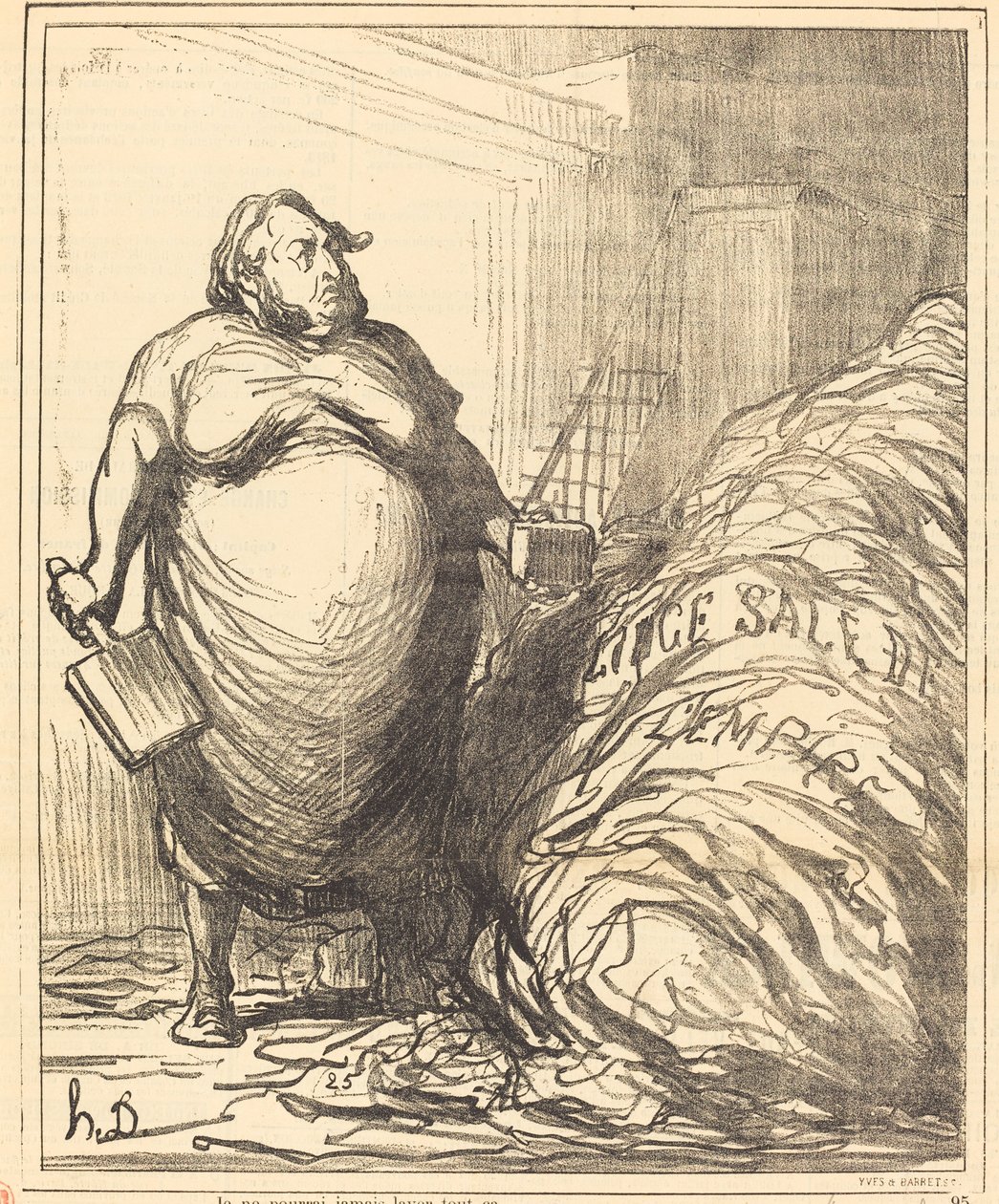 Soha nem tudom lemosni az egészet alkotó: Honoré Daumier
