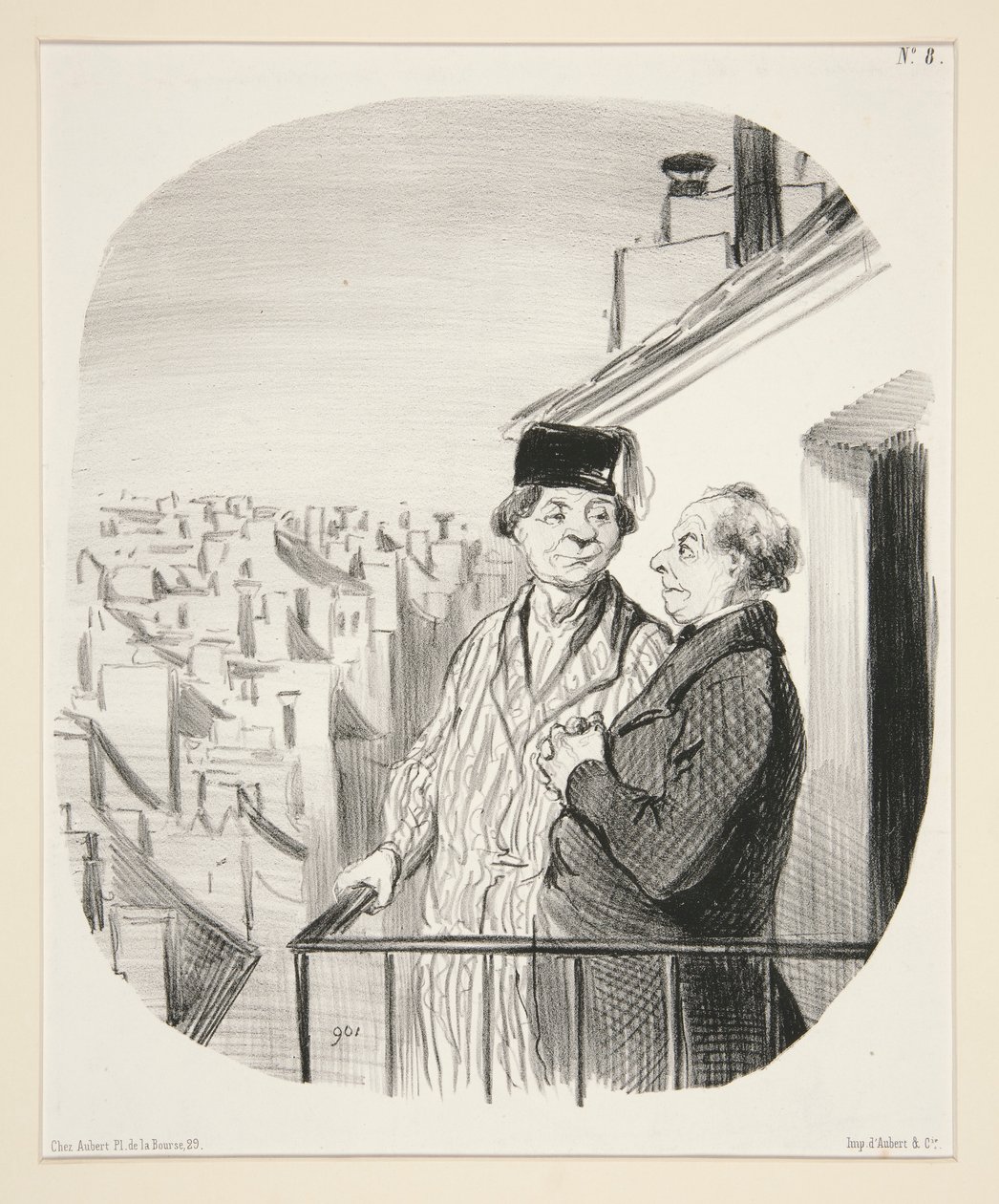 Kicsit magasan vagyok megszállva alkotó: Honoré Daumier