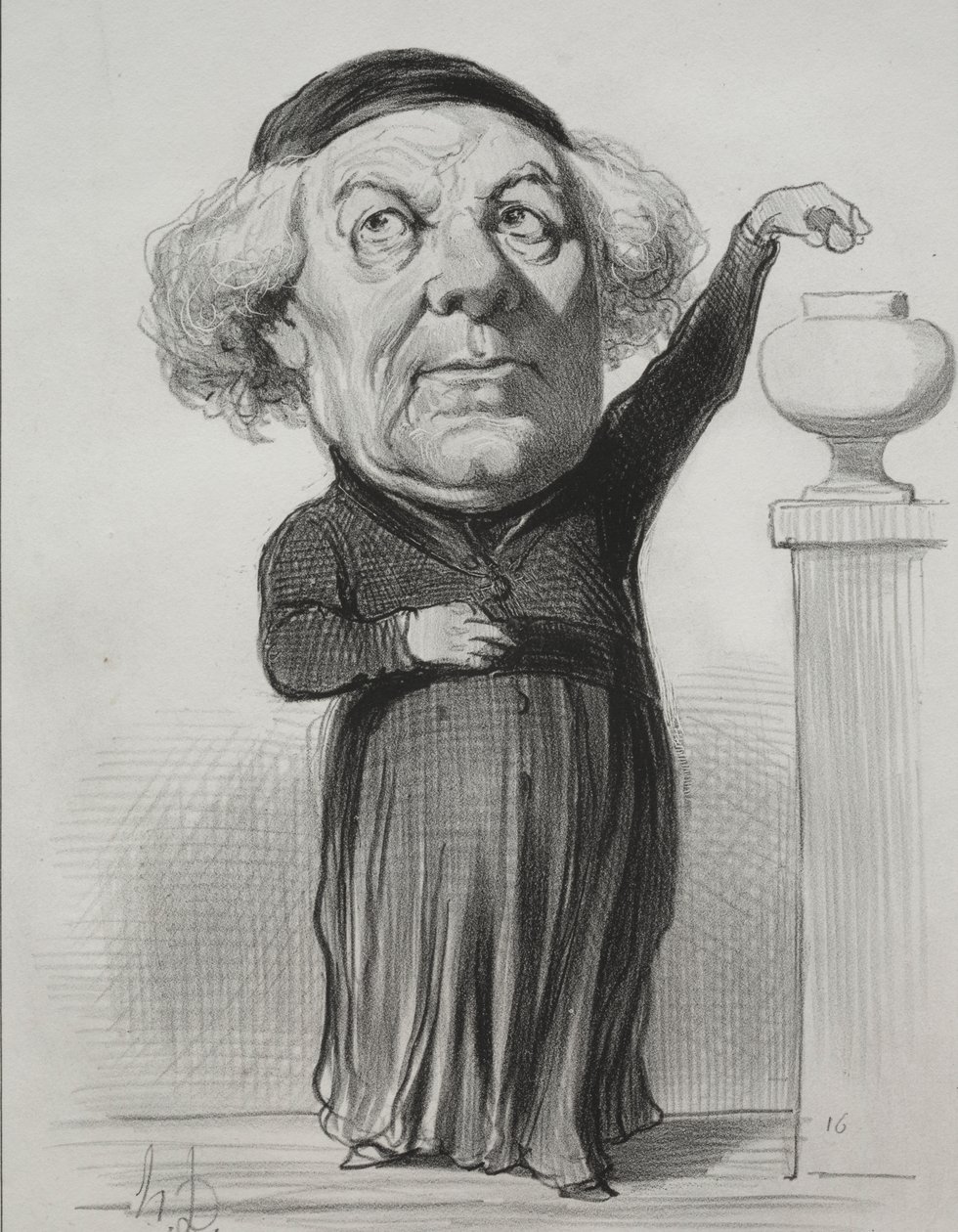 Jean-Jacques Fayet, Orléans püspöke alkotó: Honoré Daumier
