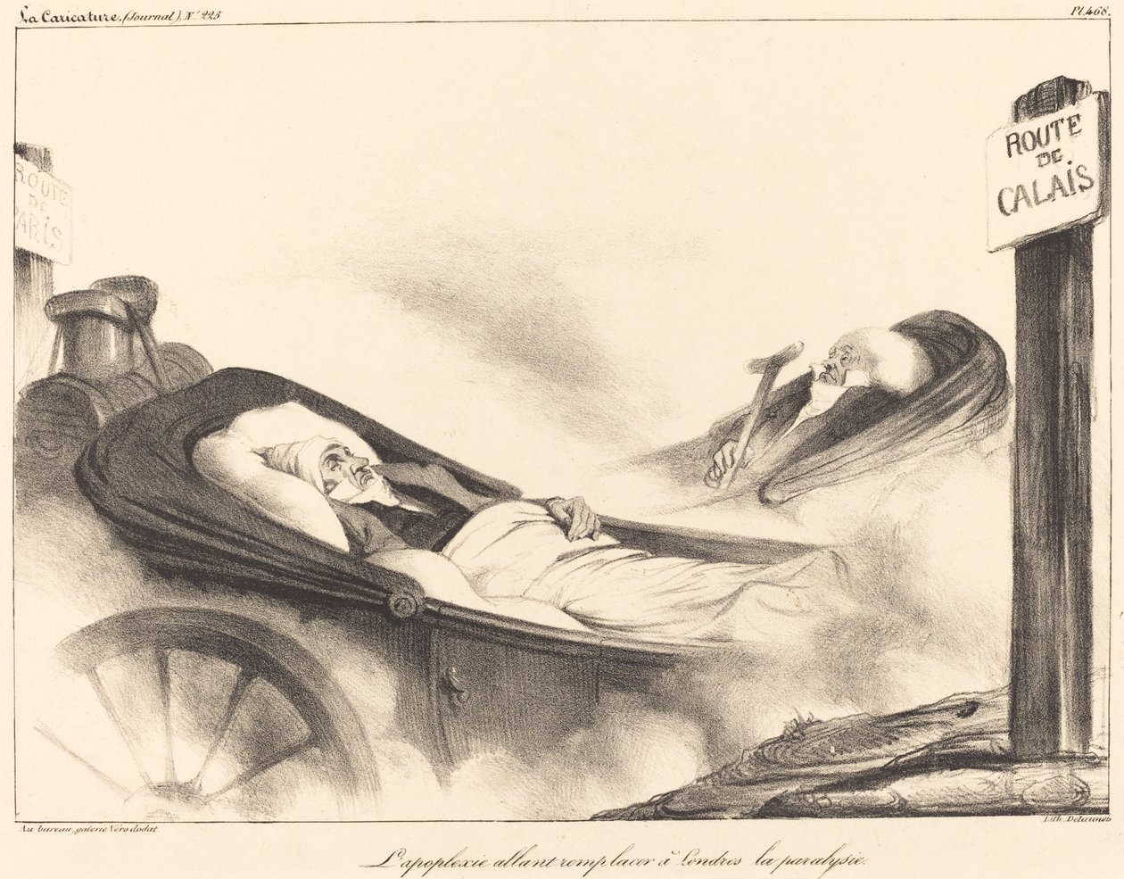 Apoplexia váltja fel a bénulást Londonban alkotó: Honoré Daumier