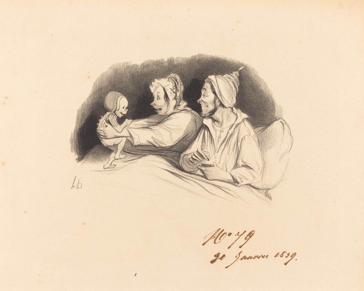 palackoktatás alkotó: Honoré Daumier