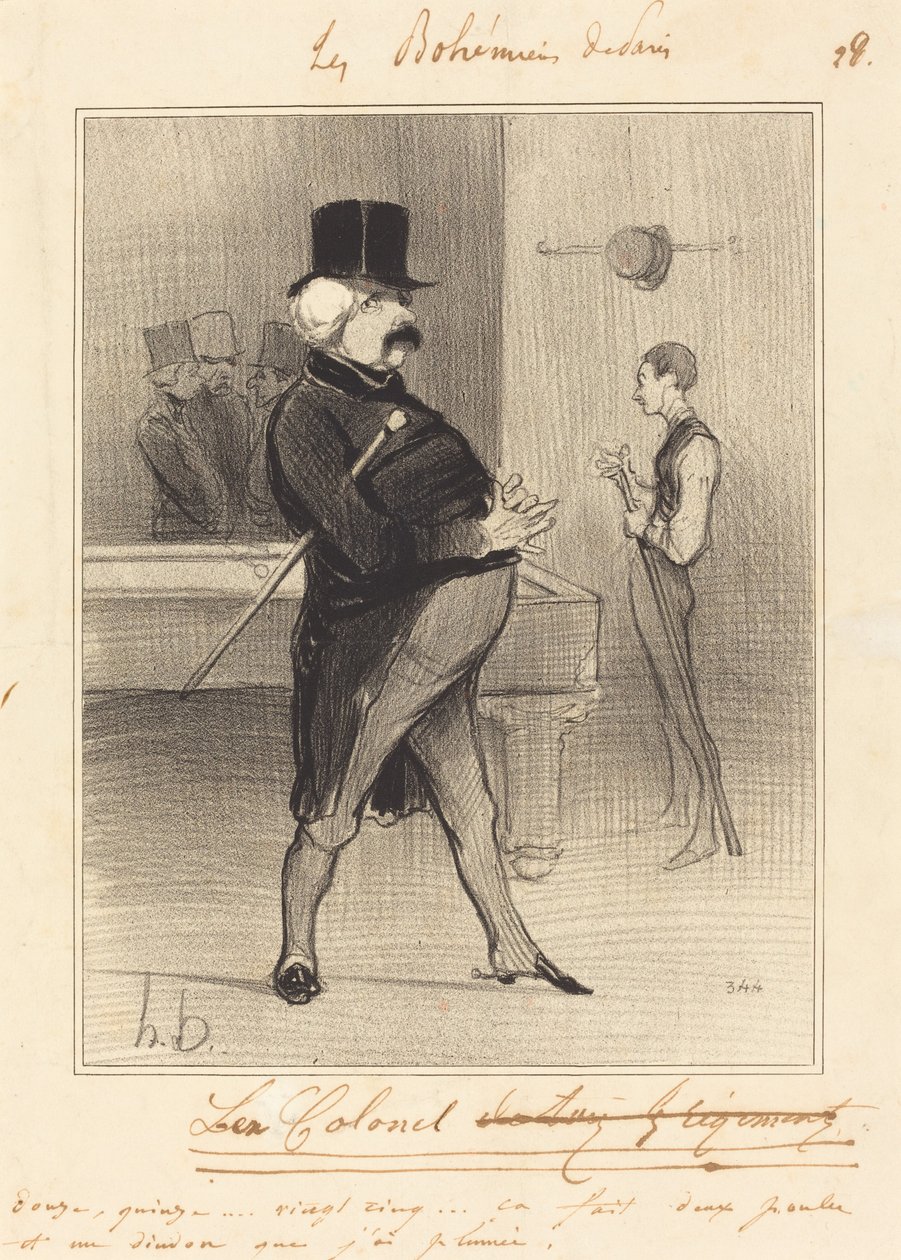 Volt ezredes alkotó: Honoré Daumier