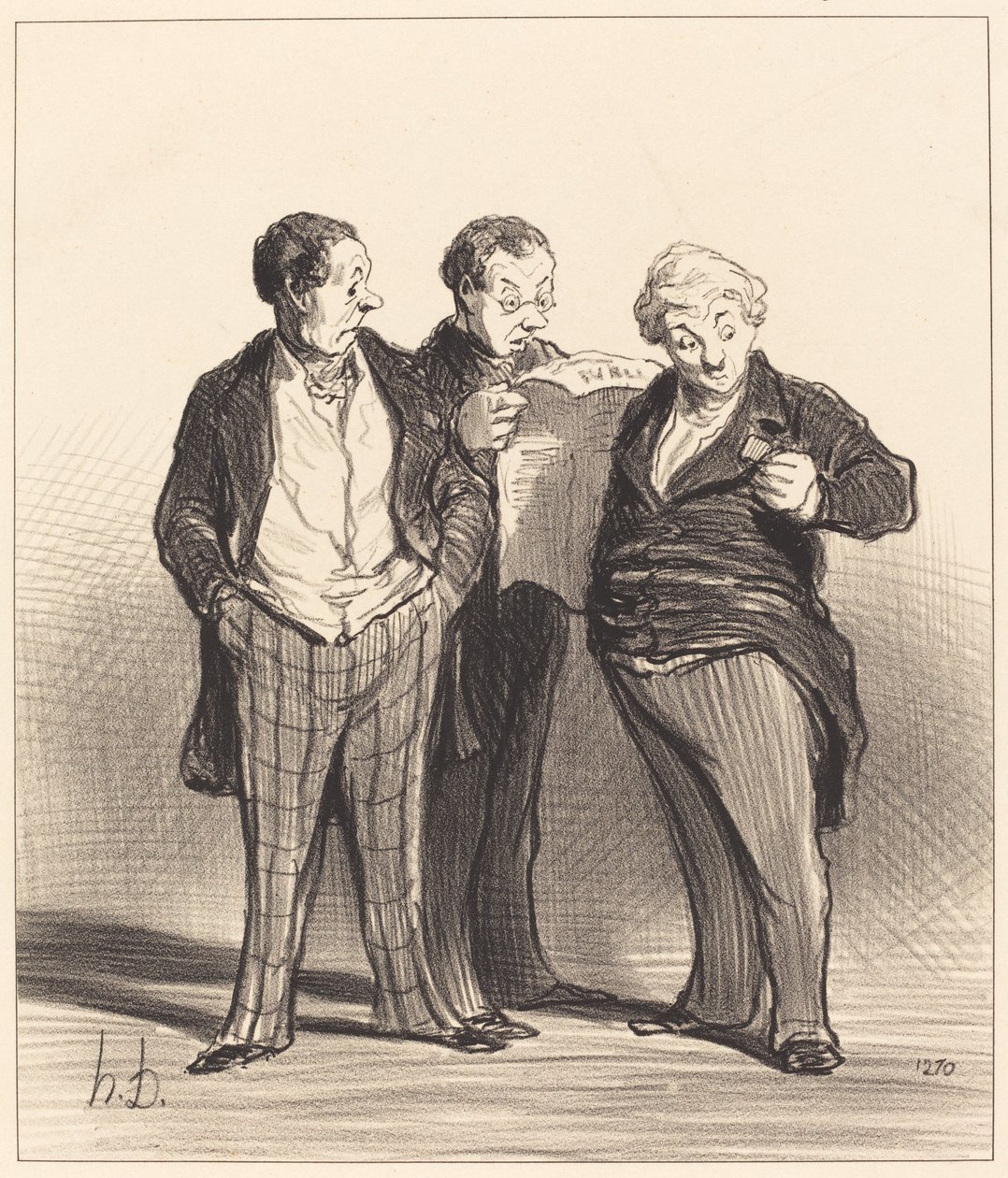 A díszek viselésének tilalma alkotó: Honoré Daumier