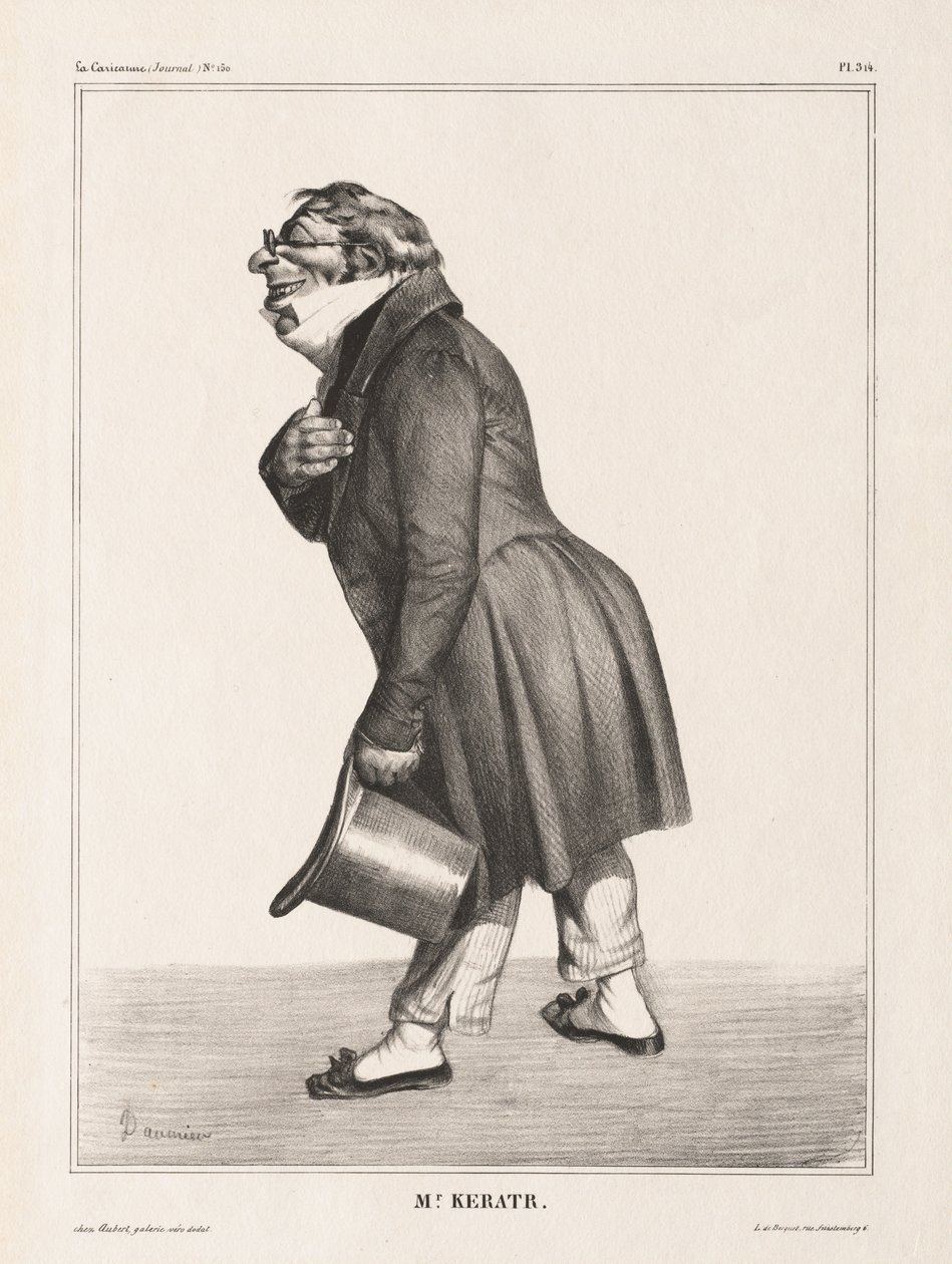 La Caricature, Pl. 314, Comte de. Keratry alkotó: Honoré Daumier