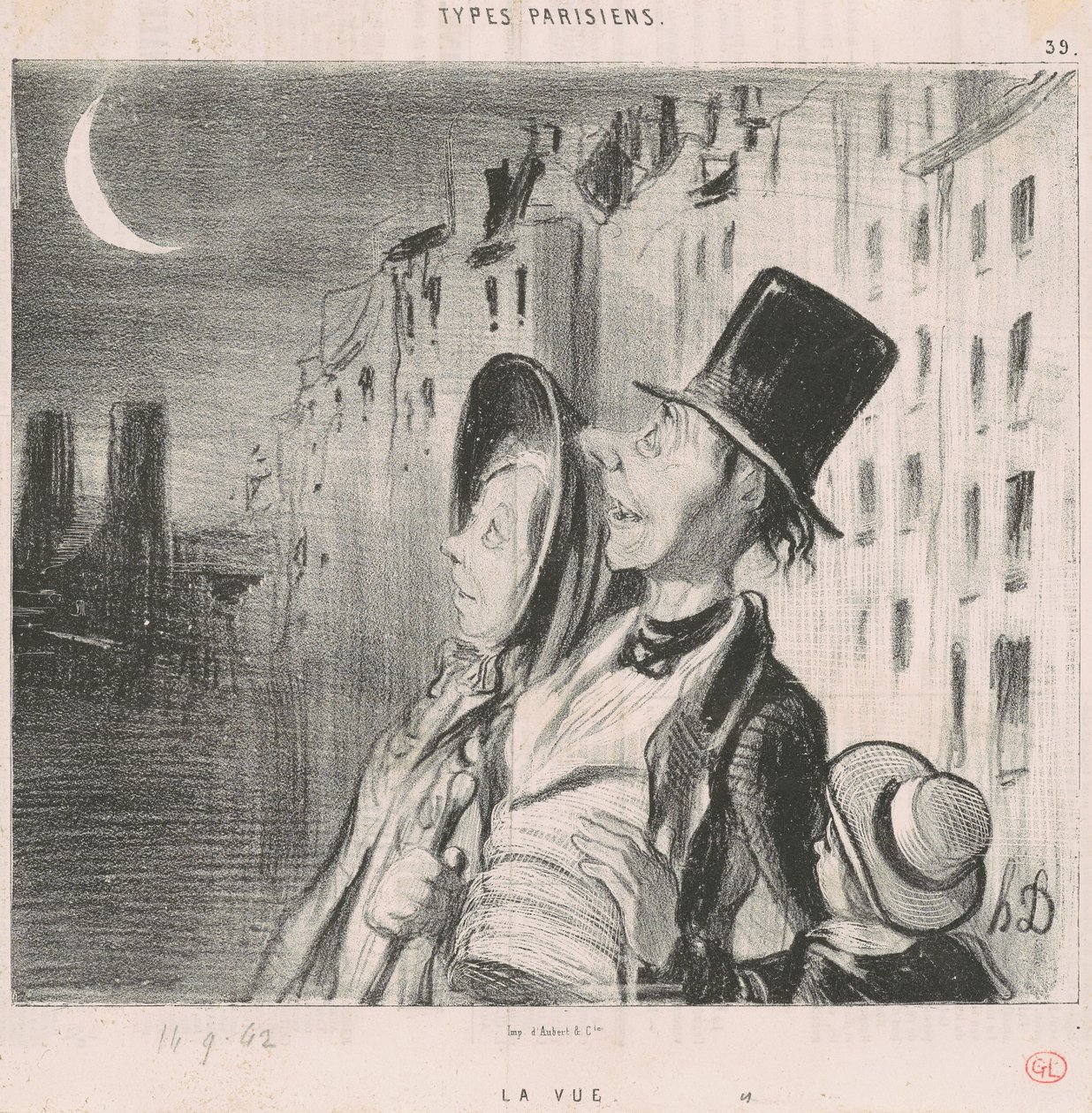 Kilátás alkotó: Honoré Daumier