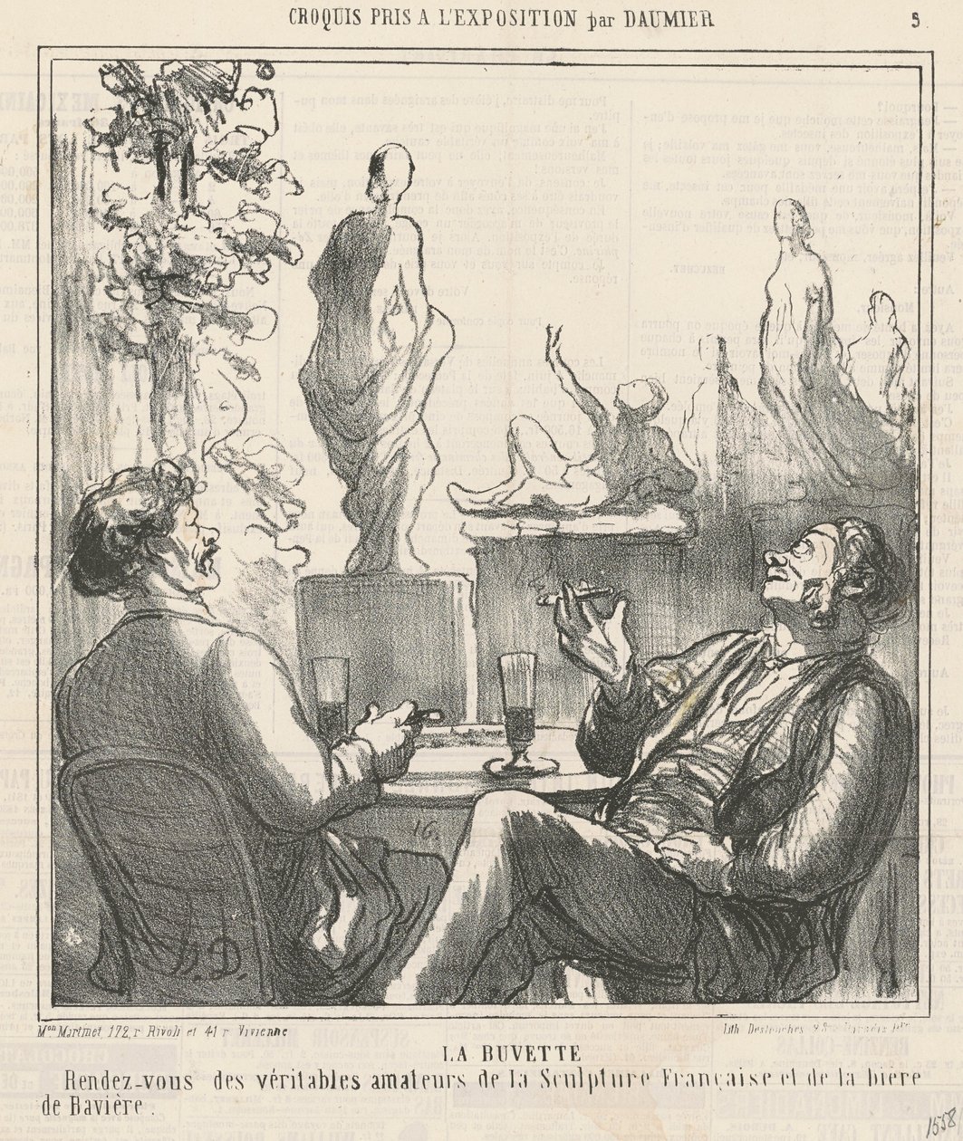 A bárban alkotó: Honoré Daumier
