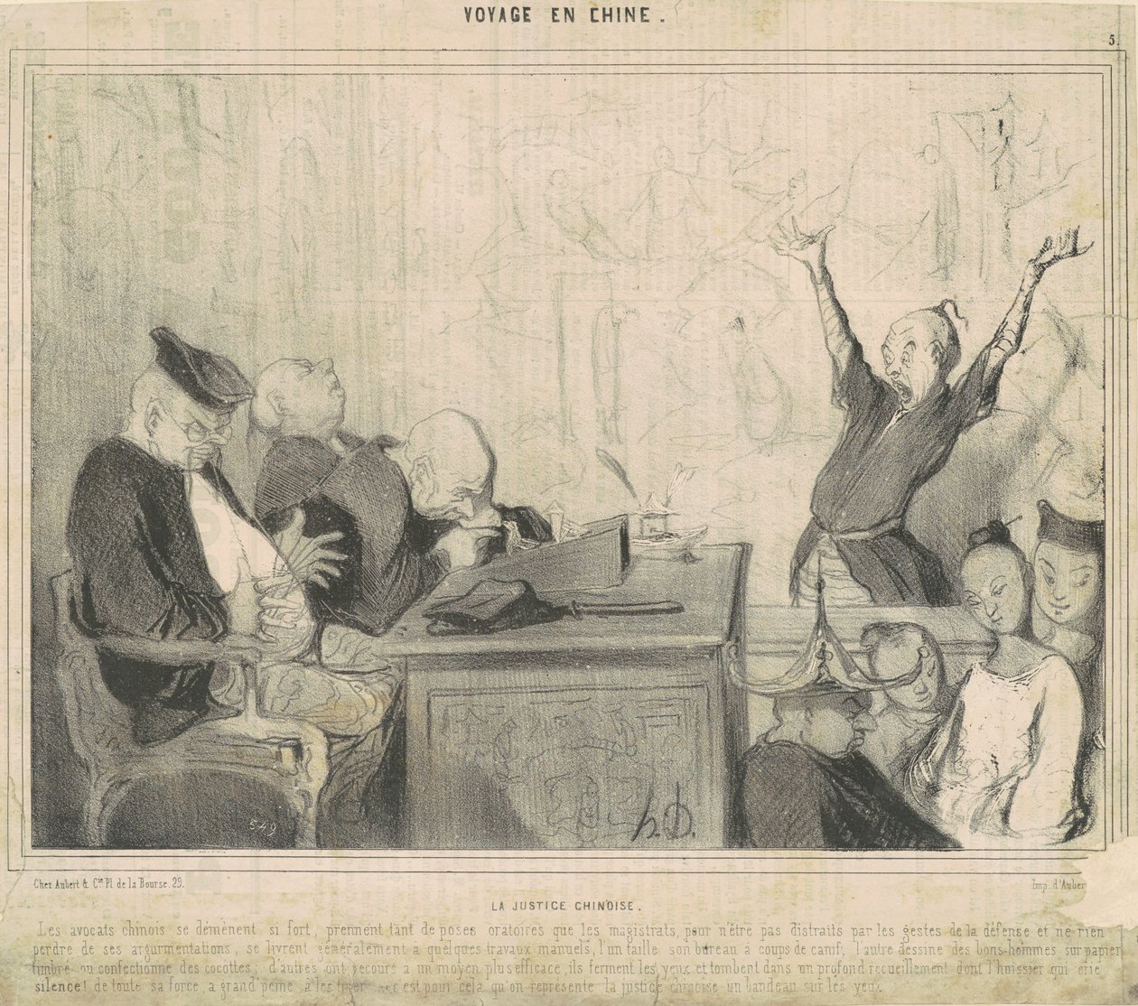 Kínai igazságszolgáltatás alkotó: Honoré Daumier